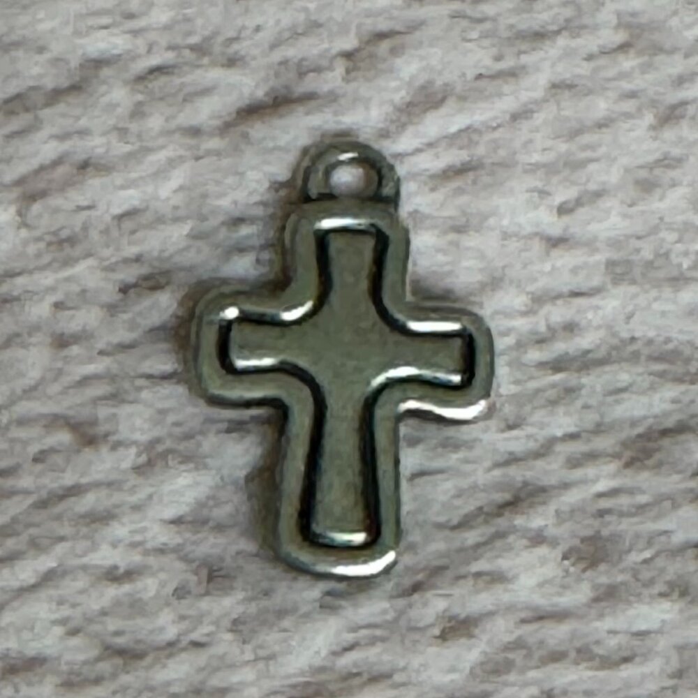 ✝️ Retired James Avery Sterling Silver Petite Flared Cross Charm ✝️